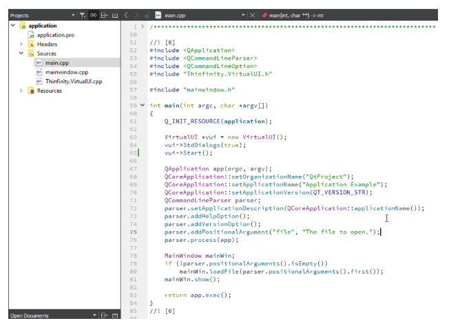 Running Qt application over the web