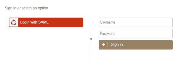 Centrify SSO with SAML for web Terminal Emulation.