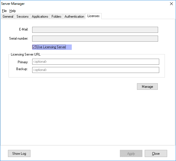 License Server Administrator - High availability, step 04