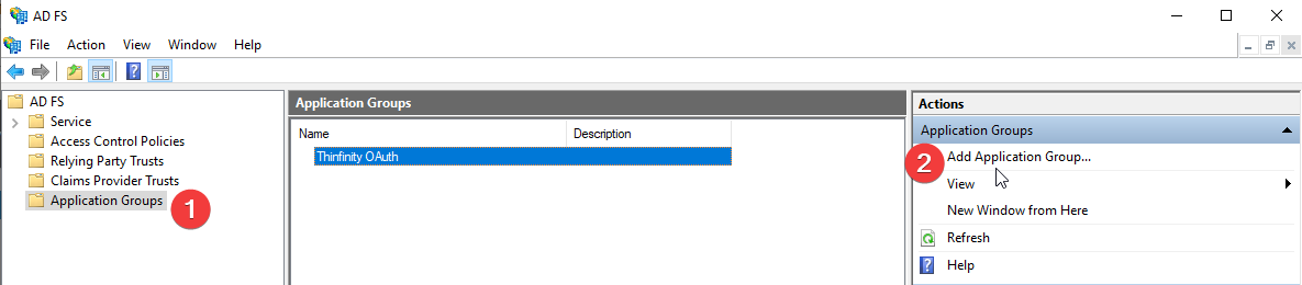How to configure Thinfinity products with AD FS and OAuth 2.0.