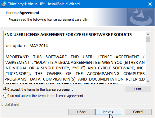 Install the VirtualUI Gateway