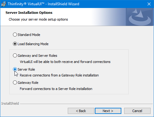 Install the VirtualUI Gateway