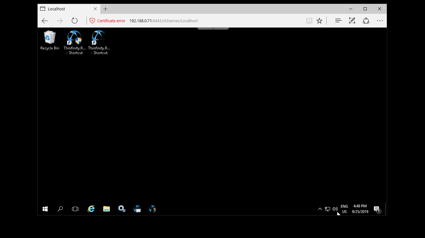 Adjust the RDP resolution to the browser’s resolution