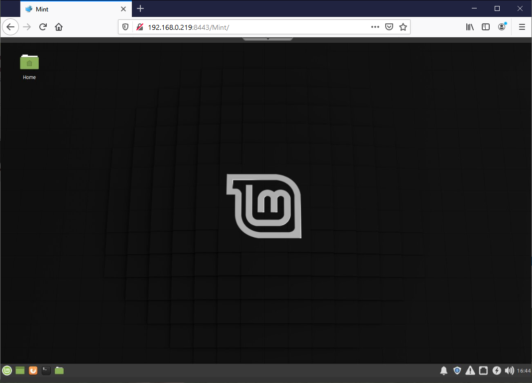 How to access your Linux Mint MATE desktop from any web browser