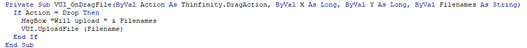 Screenshot example