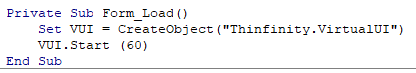 Screenshot example