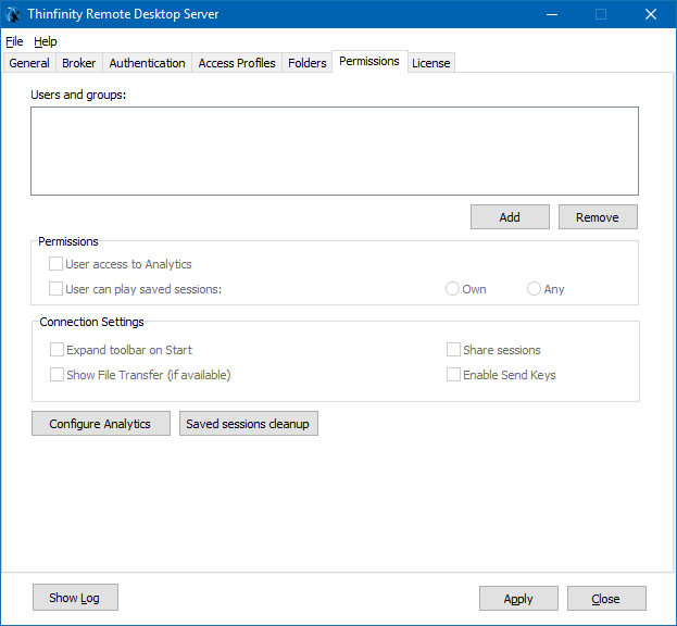 Monitor remote access sessions with Thinfinity Remote Desktop Analytics