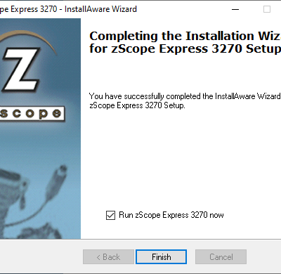 How to install zScope Express TN3270 - 07