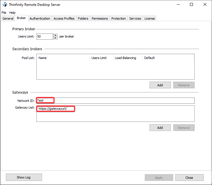 How to Create a VNC Connection using Thinfinity Secondary Pools Feature - 08