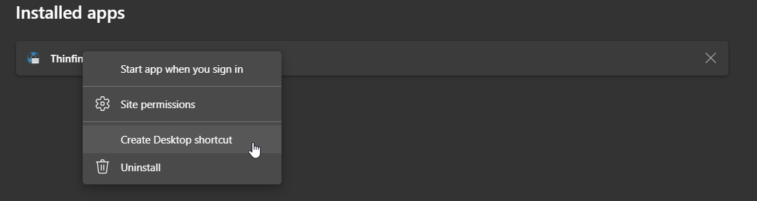 How to create a desktop shortcut to Thinfinity® VirtualUI - 10