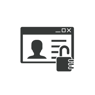 Easily manage access for your users - icon
