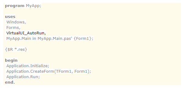 Thinfinity VirtualUI code, screenshot example