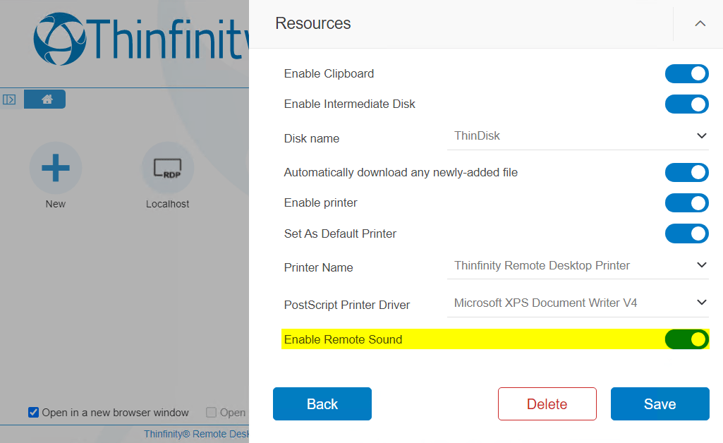 Enable Remote Sound - How to enable Bidirectional Audio Redirection