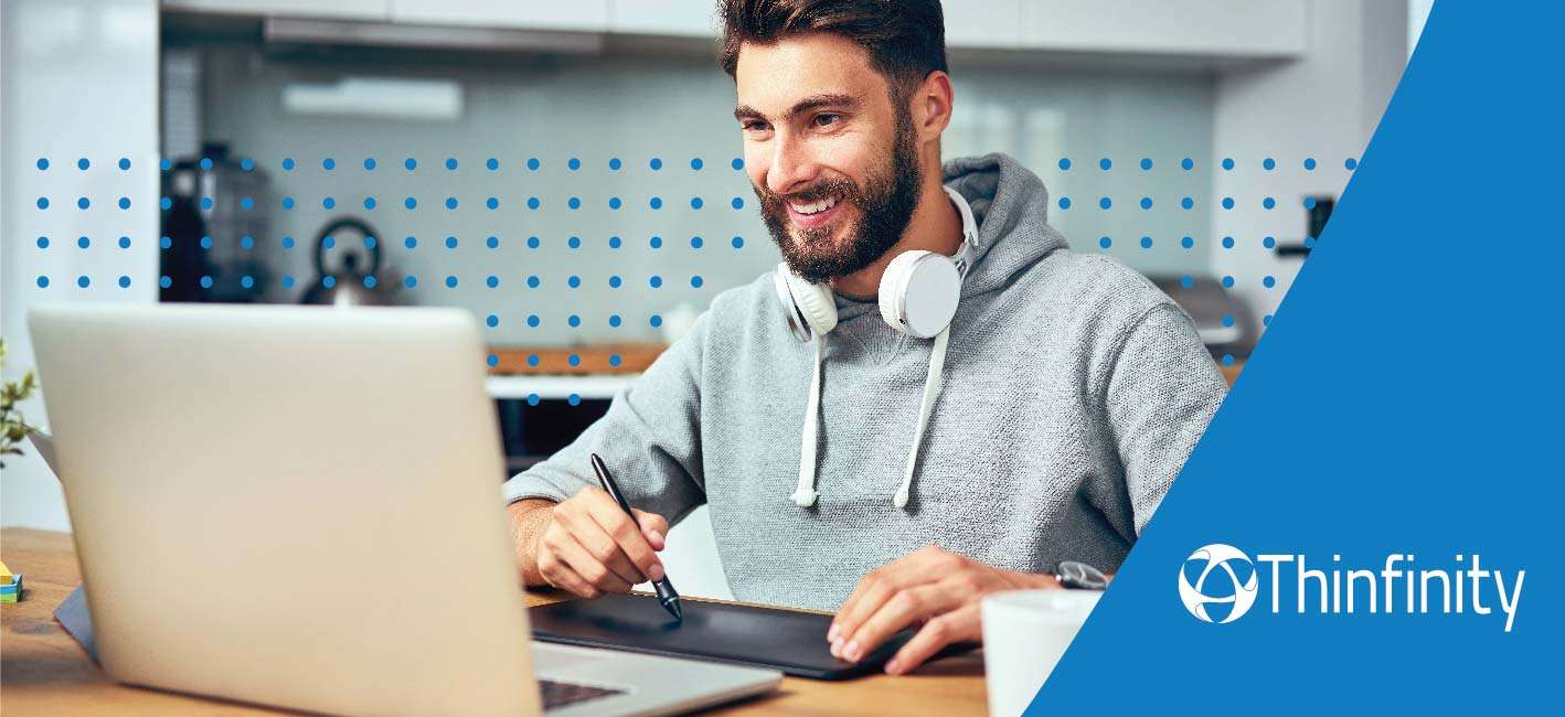 person scheduling campus resources for remote access