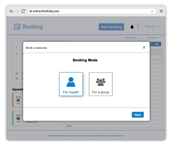 Schedule a resource for your virtual classroom with our booking tool