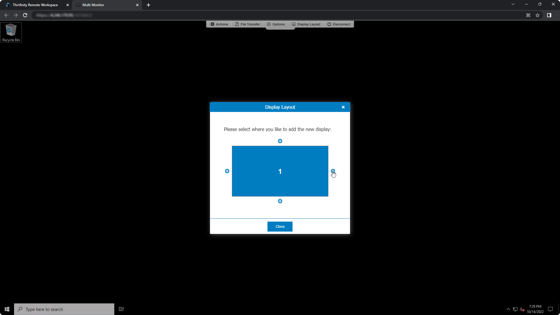 How to enable Multi-Monitor - Select to Add New Display