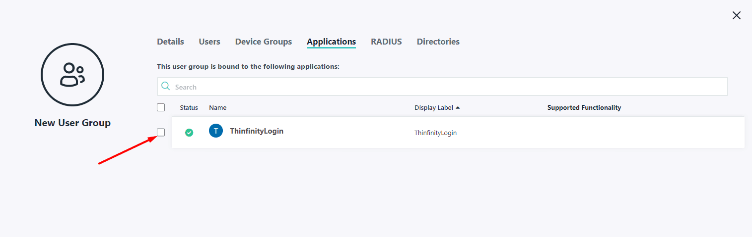 Configure JumpCloud + SAML for your Thinfinity RDP Server, step 13