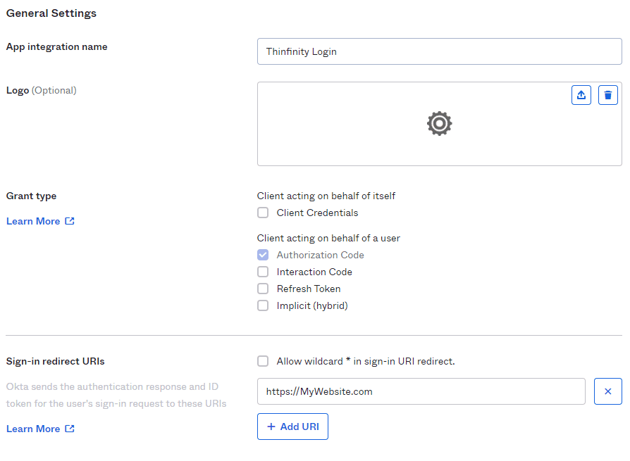 Configure OAuth 2.0 with Okta OpenID Connect, step 04