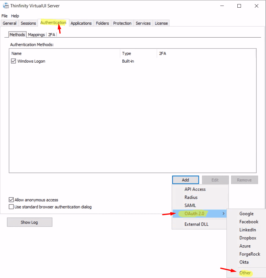 Configure OAuth 2.0 with Okta OpenID Connect, step 08