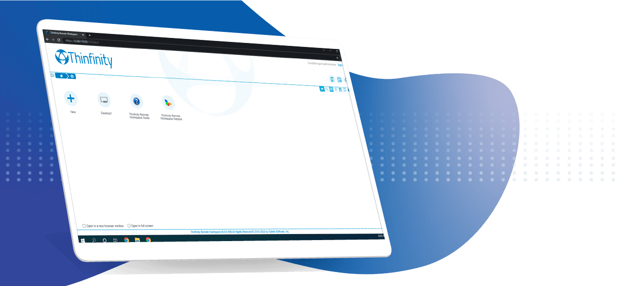 Configure One-time URL in Thinfinity Workspace