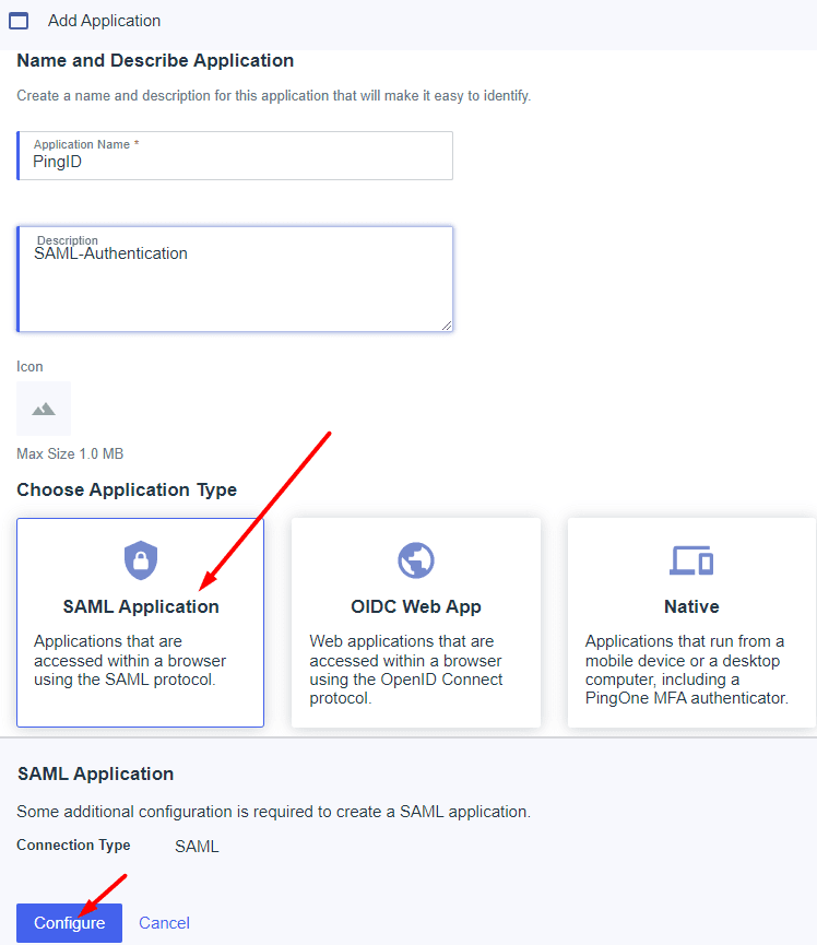 Configure Thinfinity VirtualUI to authenticate using Ping Identity’s SAML, step 06