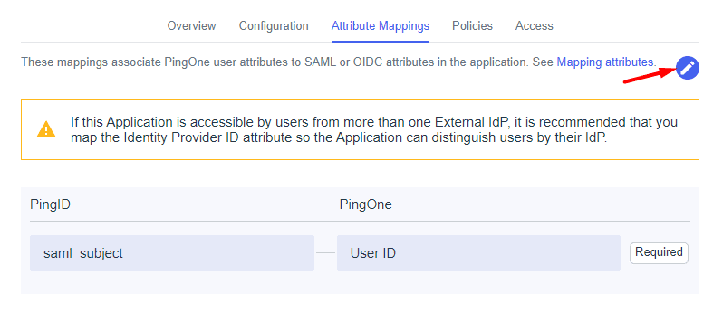 Configure Thinfinity VirtualUI to authenticate using Ping Identity’s SAML, step 12
