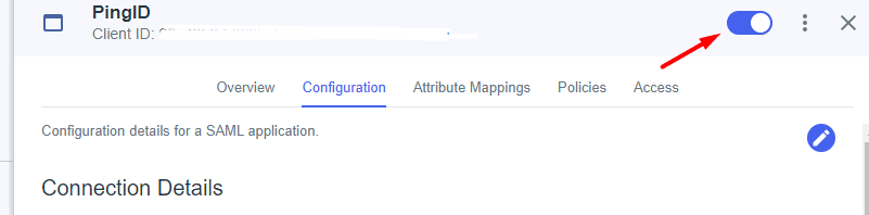 Configure Thinfinity VirtualUI to authenticate using Ping Identity’s SAML, step 19