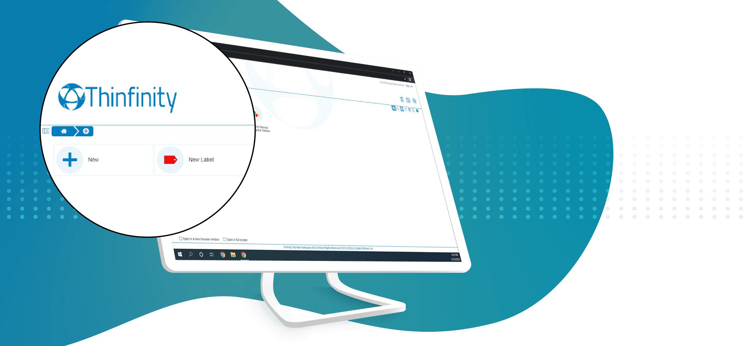Create and manage labels on Thinfinity Workspace