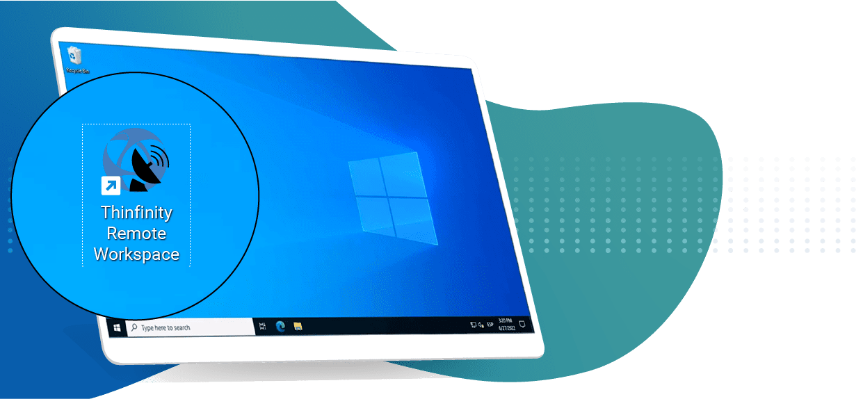 Create a desktop shortcut to Thinfinity Workspace