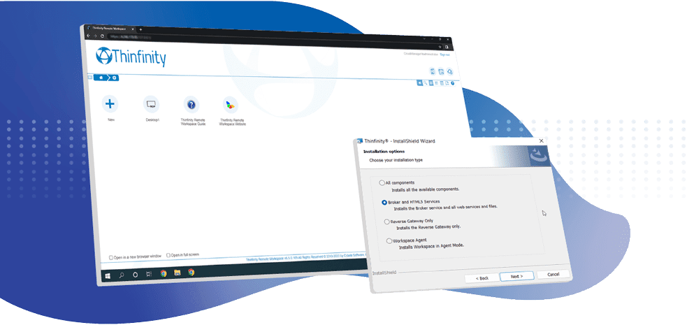 Install and configure secondary broker. Thinfinity workspace
