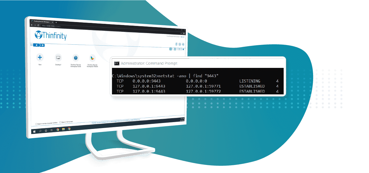 troubleshoot port-binding errors Thinfinity Workspace