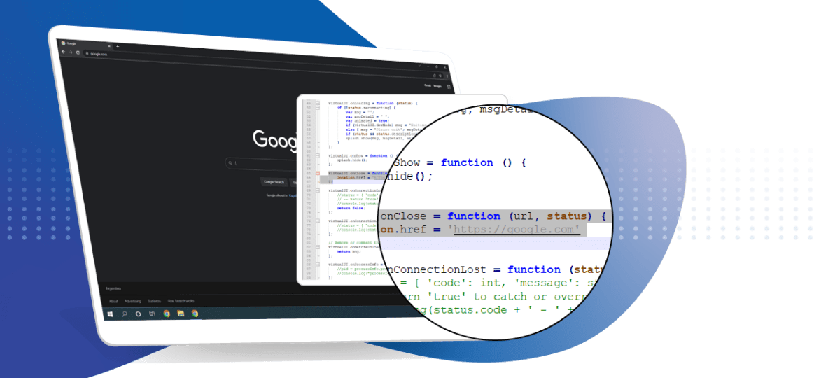 Redirect your end user to a specific exit URL Thinfinity Virtualui