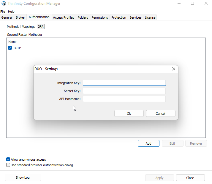 Integrate Duo 2FA Security Login to your Thinfinity Remote Workspace Remote Desktop access, step 06