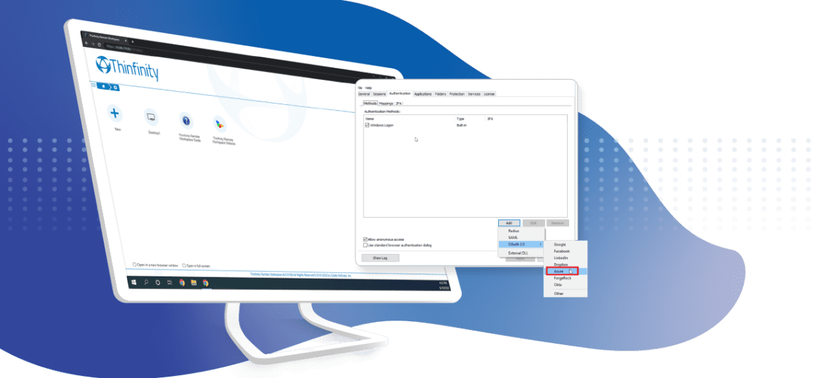 Azure Active Directory integration with Thinfinity