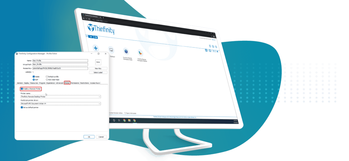 Remote Printing with Thinfinity Remote Workspace