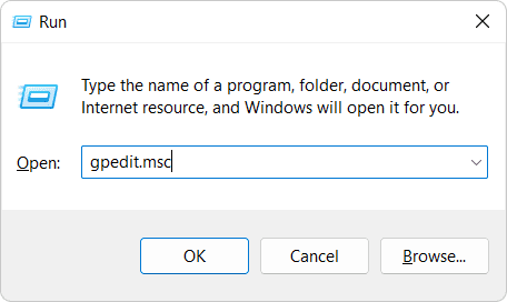 Enable group policy 