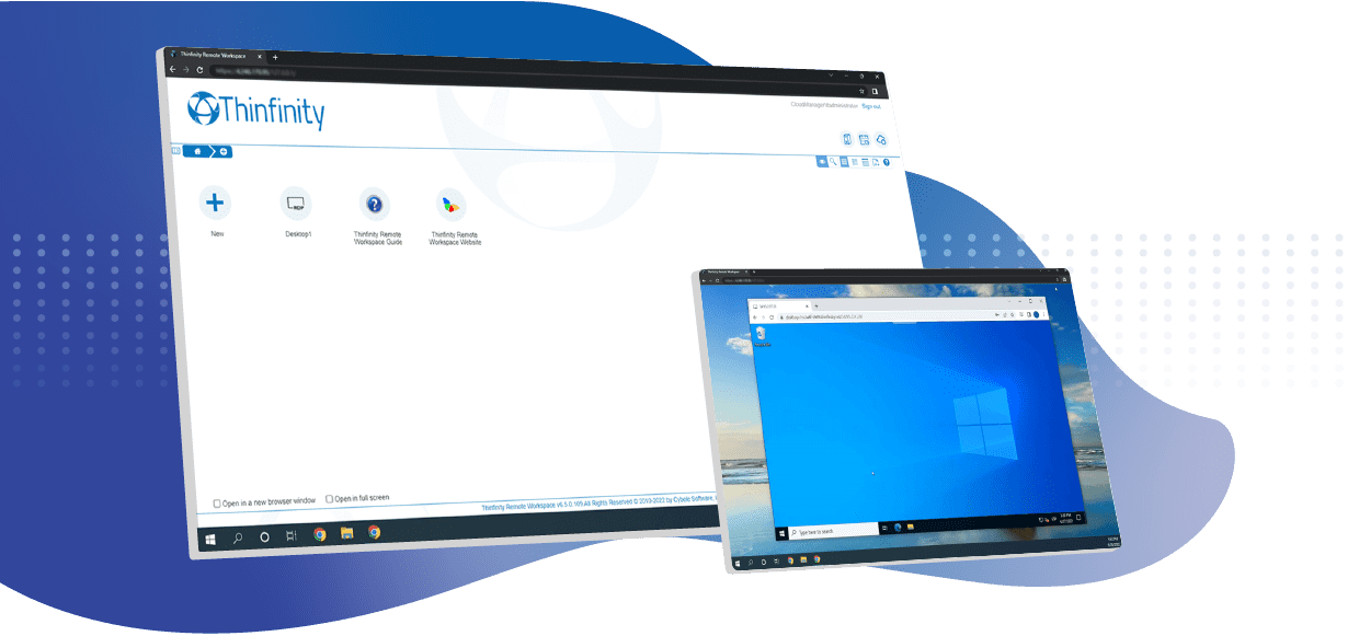 Share an RDP session with Thinfinity Remote Workspace