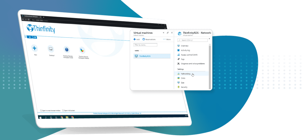Web access for azure vms with Thinfinity Workspace