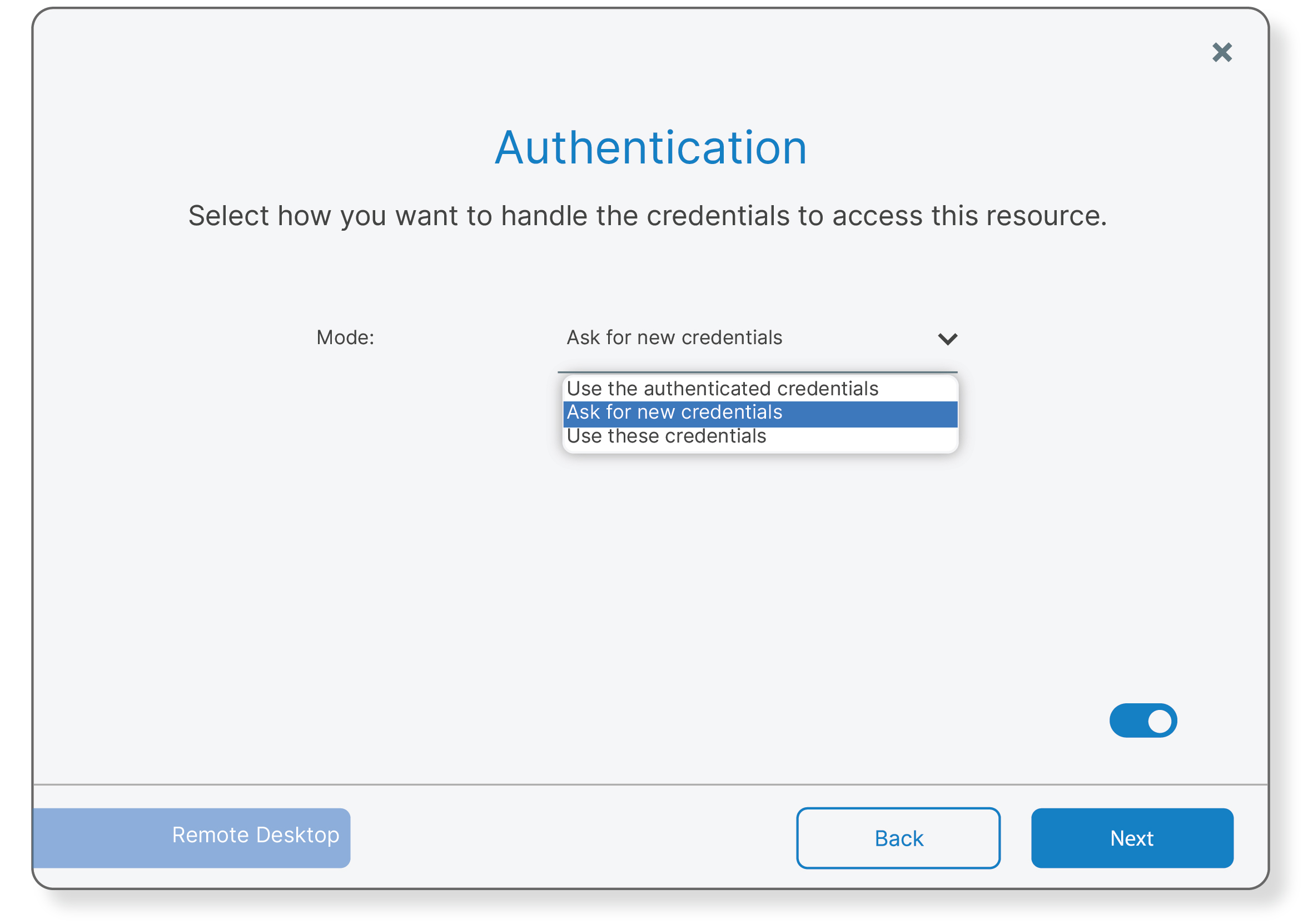 Secure access to IT resources - screenshot