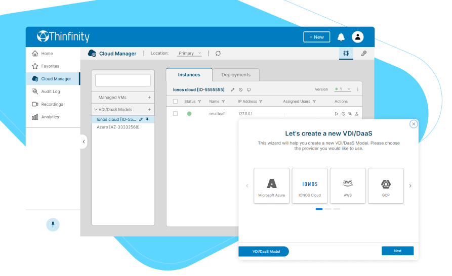 Optimize IONOS Cloud Deployments with Thinfinity Cloud Manager- Automation, VDI, and IaC