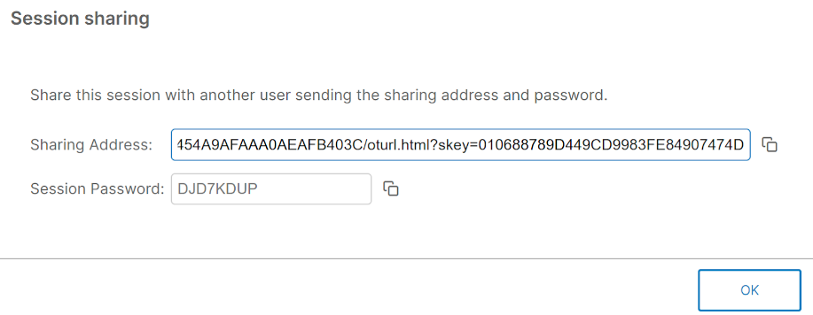 Session sharing with thinfinity workspace