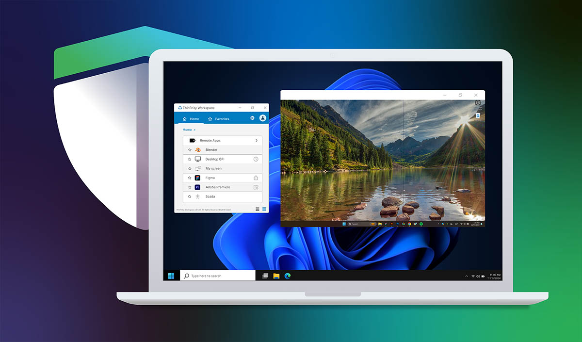 Thinfinity desktop client secure ztn access remote desktop